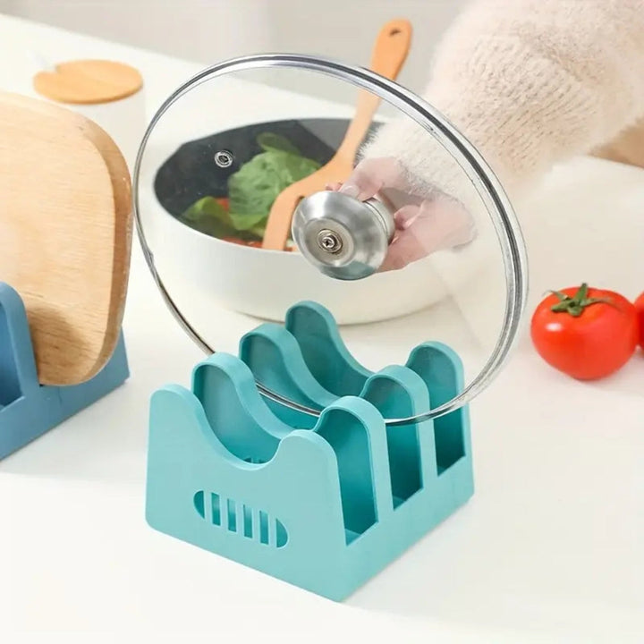 Viskana ABS Pot Lid and Utensils Storage Rack