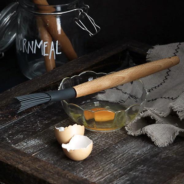 Rustic Kitchen Utensils with Wooden Handles Viskana