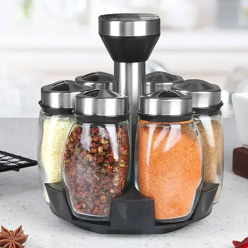 Viskana Elegant glass spice set for a stylish kitchen