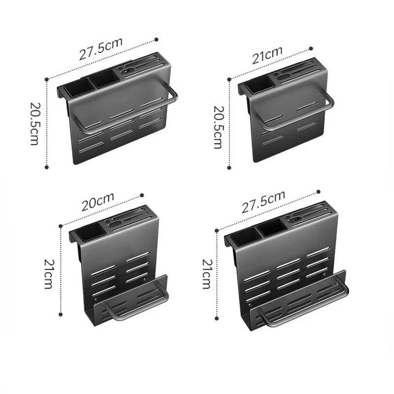 ChefSpace Wall-mounted Knife Holder with Cutting Board Storage – Stainless Steel Viskana