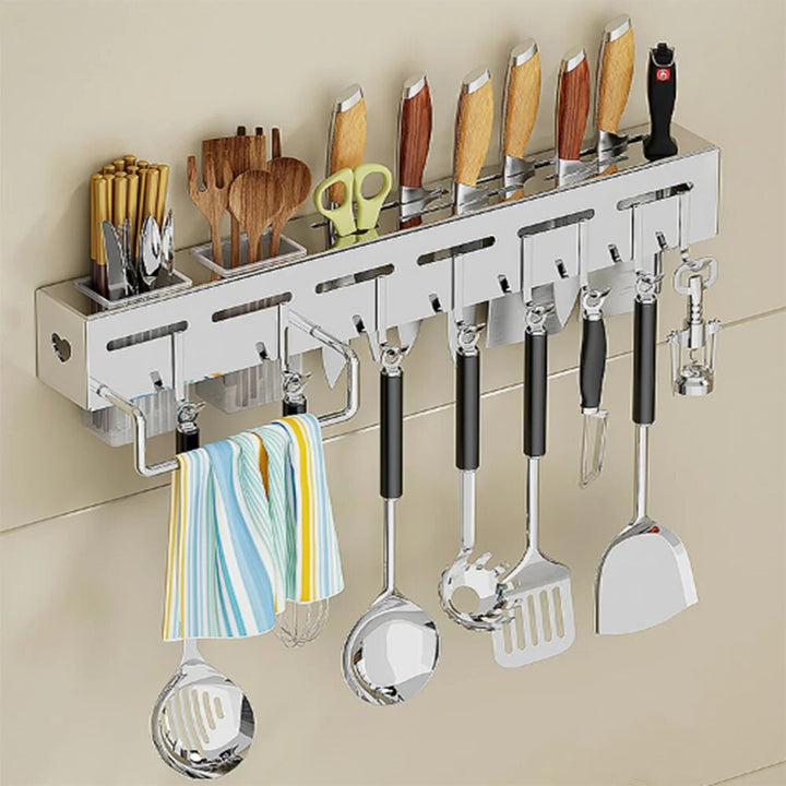 Viskana Modern Wall-Mounted Kitchen Organizer Tool Station