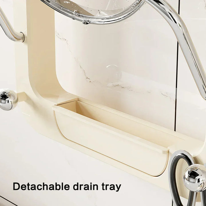 Viskana Suction Wall-Mounted Pot Lid Organizer Storage Rack
