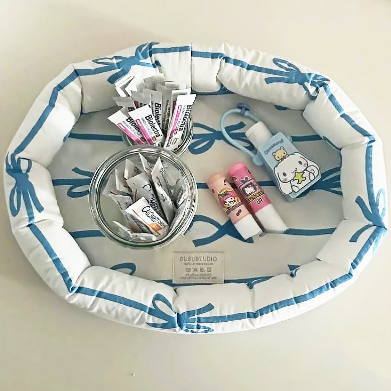 Ribbon Stripe Basket Viskana