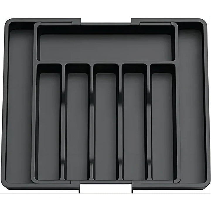 Viskana Modulora Cutlery Drawer Insert | Expandable Cutlery Organizer | Adjustable Storage System Made of PP | 38×35 cm