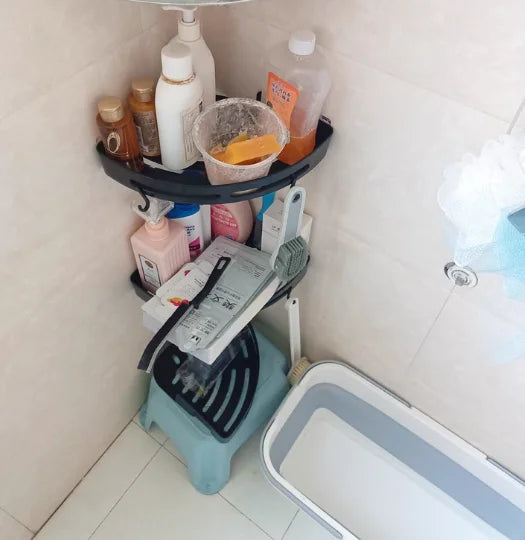 AQUAFIX Self-Adhesive Shower Organizer – Strongly adhesive, drill-free & waterproof Viskana