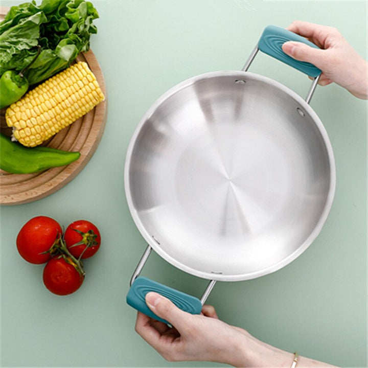 Viskana 2Pcs Silicone Heat Resistant Cookware Handle