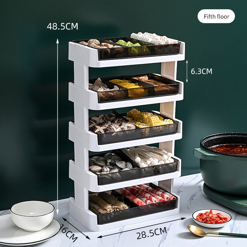 Viskana Layer It On Kitchen Storage Rack