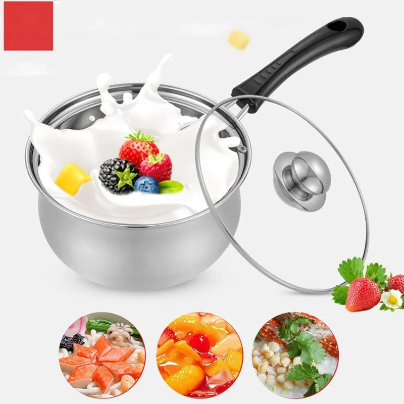 Viskana 3 piece cookware set made of stainless steel