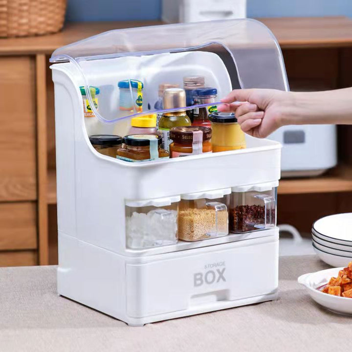 Viskana MultiFunctional Double Rack Spice Organizer