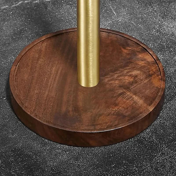 Viskana Walnut Wood Paper Towel Holder Stand