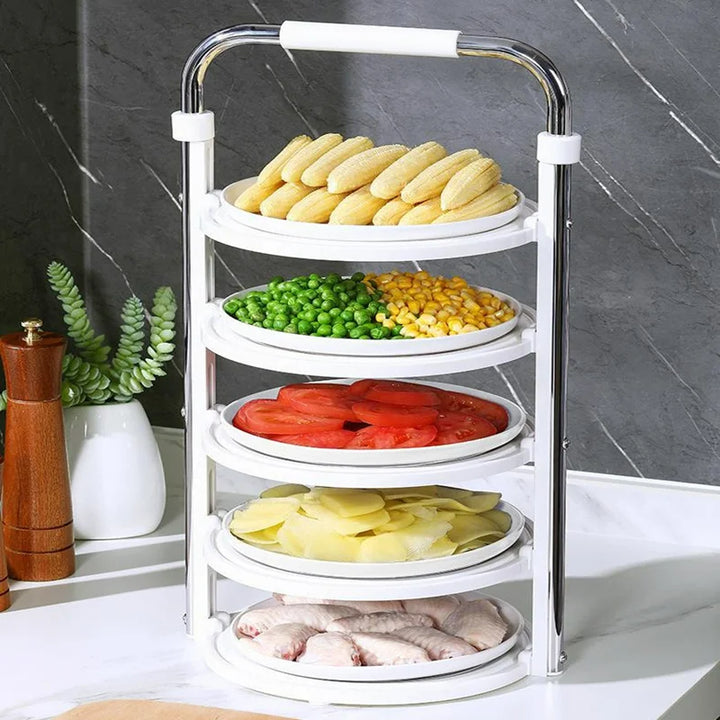 Viskana Stack Ease Compact Kitchen Organizer Rack
