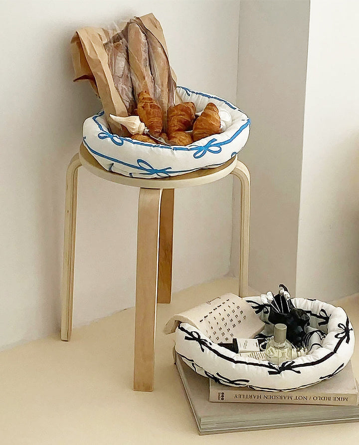 Ribbon Stripe Basket Viskana