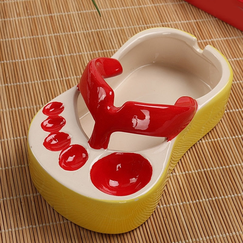 Viskana Ceramic Flip Flop Food Serving Bowl