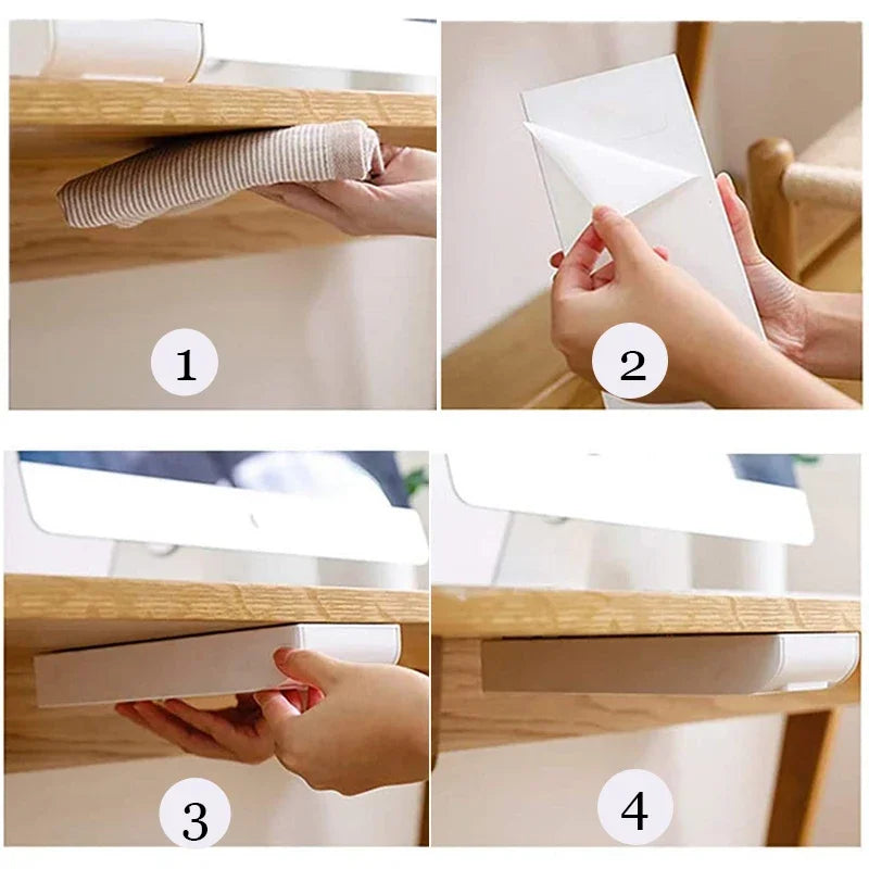Viskana Self-Adhesive Desk Hidden Storage Box
