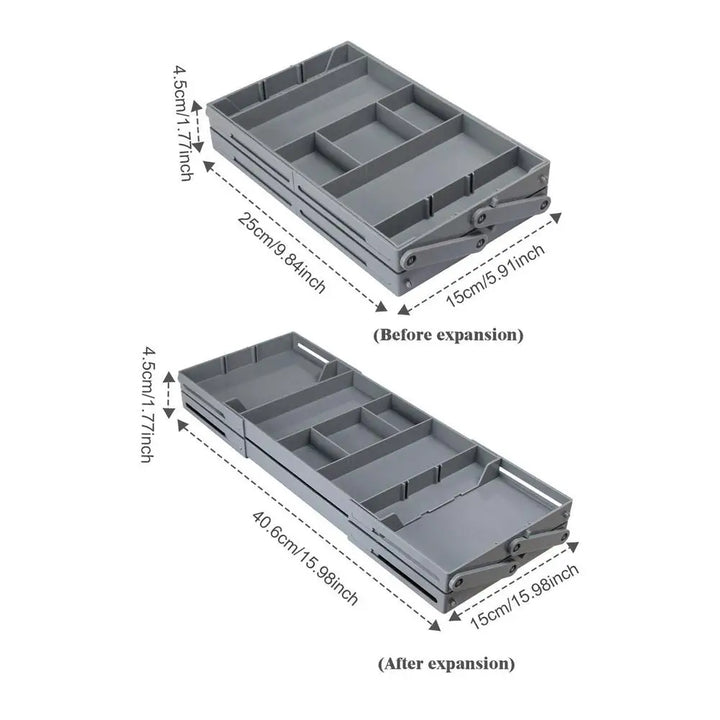 Viskana Multi Level Collapsible Organizer Drawer