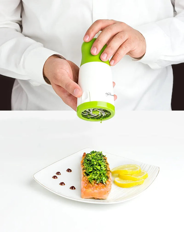 Viskana | Stainless Steel Cheese Grater GRATEVO DuoCut | Including 2 Cutting Inserts | Robust Cheese Slicer & Vegetable Grater