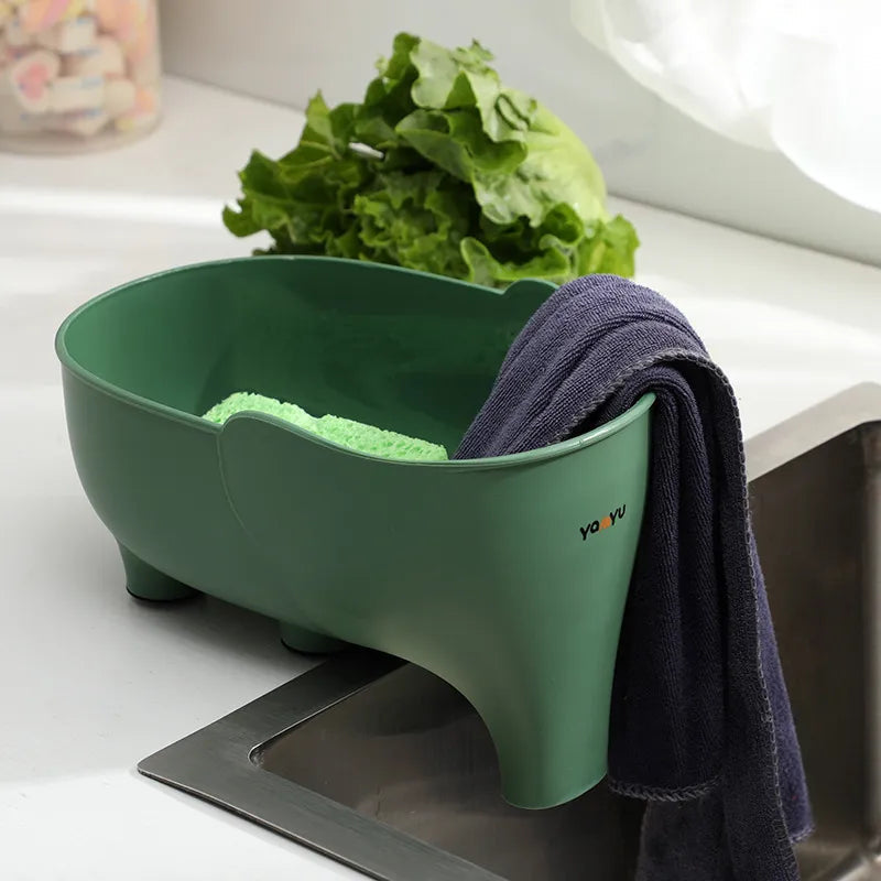 Viskana Decorative Elephant Drain Basket