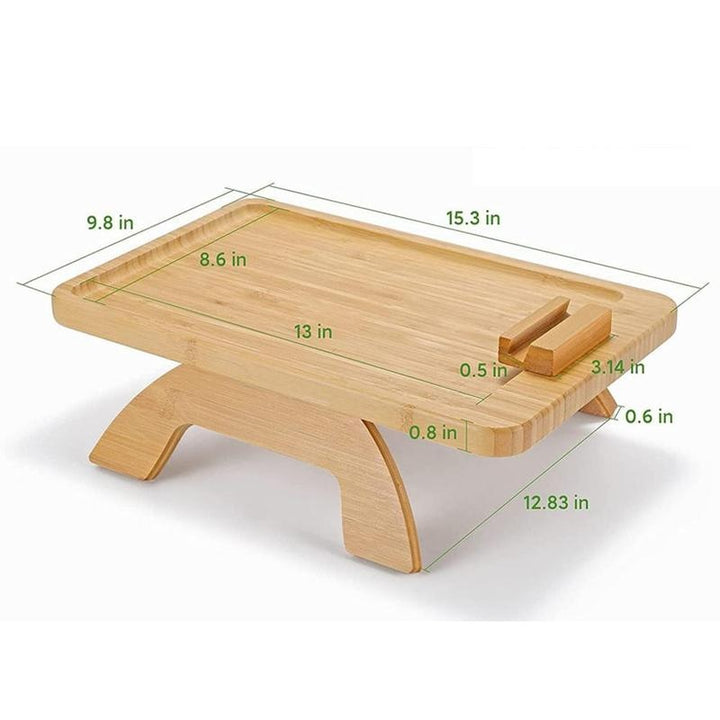 Viskana Comfy Sofa Armrest Wooden Tray