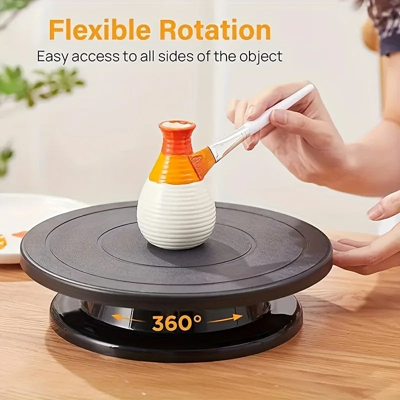 Viskana CakeMagic Turntable | 360° rotatable | Food safe | 28×28×6.4 cm