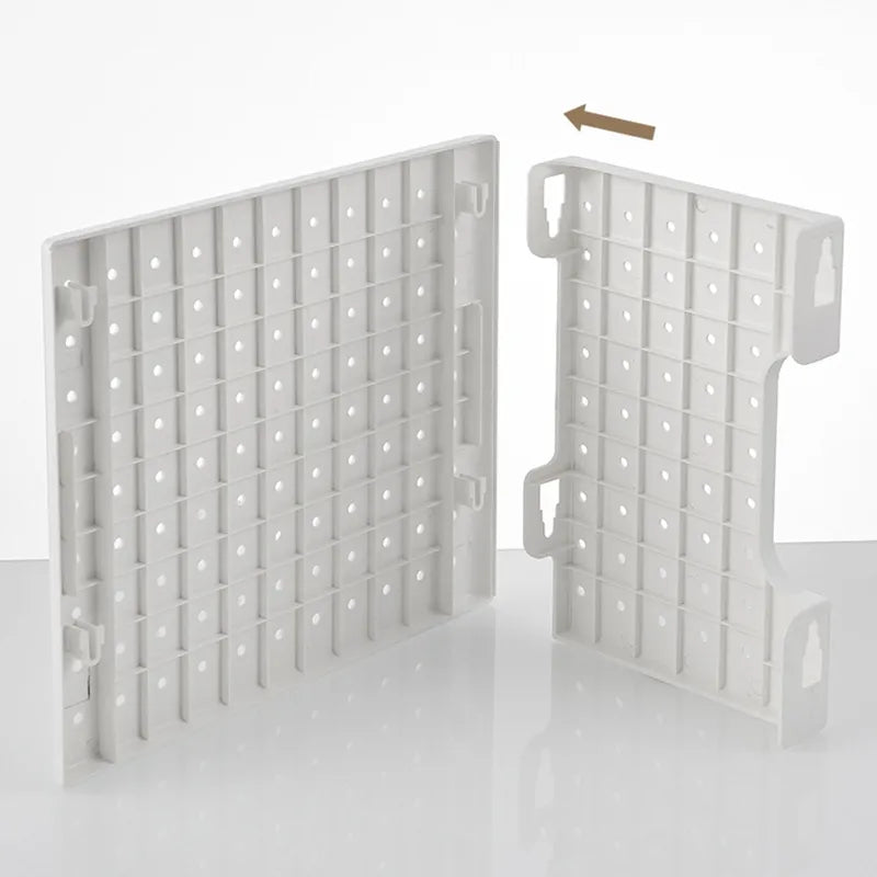 Viskana Kitchen Organizer Wall-Mounted Hole Board Storage Rack