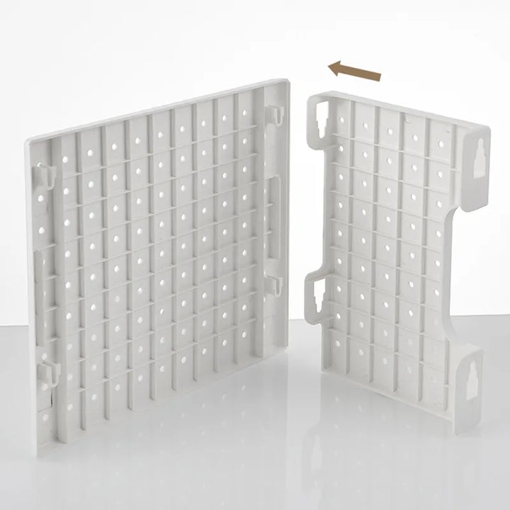 Viskana Kitchen Organizer Wall-Mounted Hole Board Storage Rack