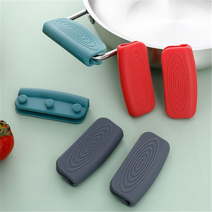 Viskana 2Pcs Silicone Heat Resistant Cookware Handle