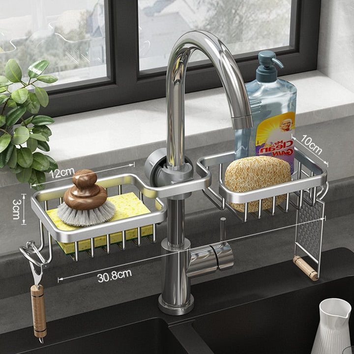 Viskana Kitchen Organizer Sink Drain Rack