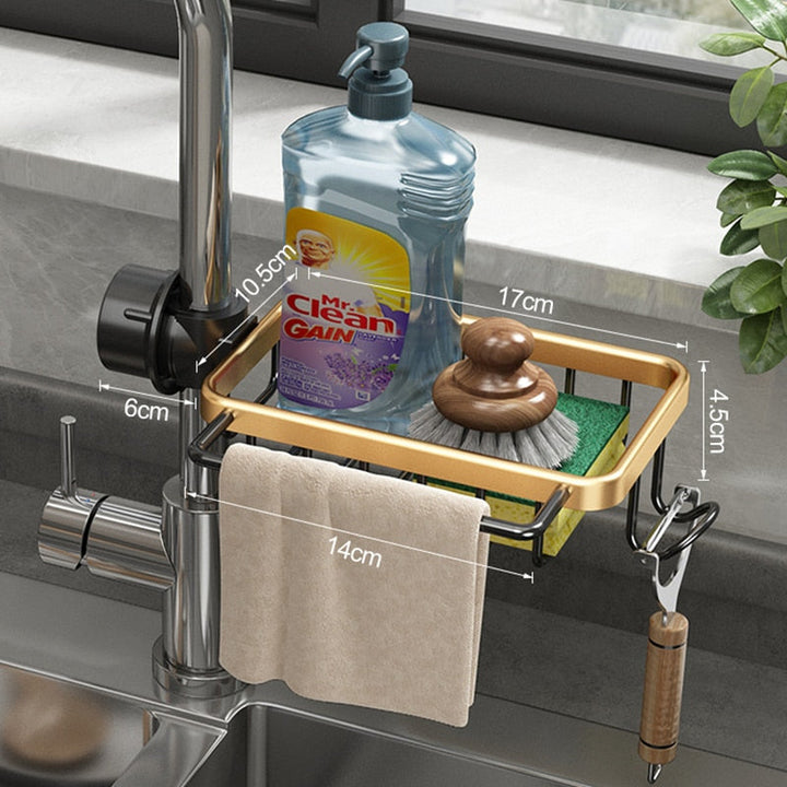 Viskana Kitchen Organizer Sink Drain Rack