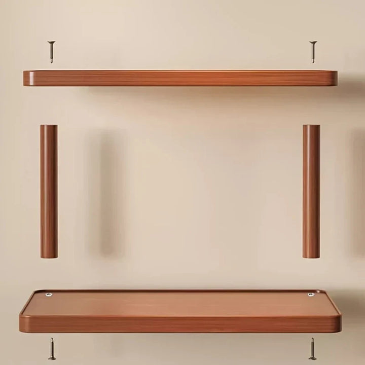 BambuCasa 2-tier wooden shelf Viskana