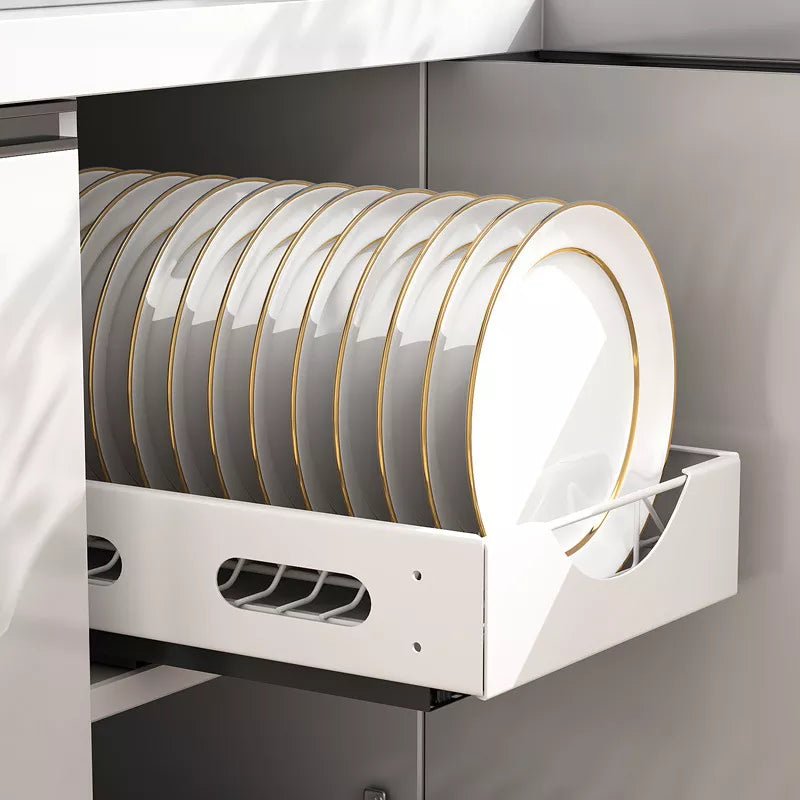 Viskana Under the Cabinet Smart Dish Organizer Rack
