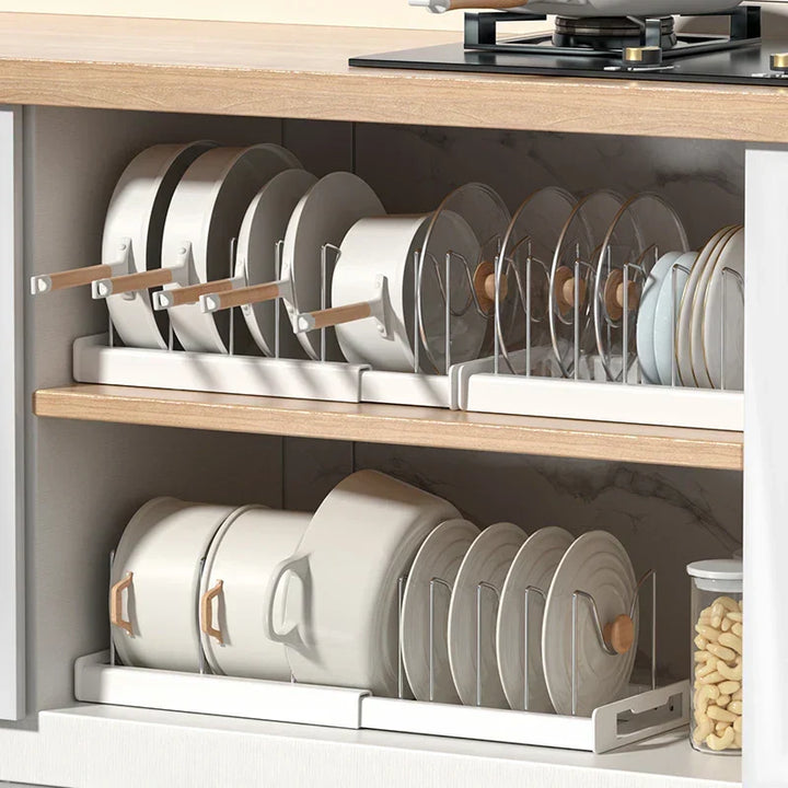 FlexiCook LidMaster – Foldable Kitchen Utensil & Pot Lid Holder for More Organization Viskana