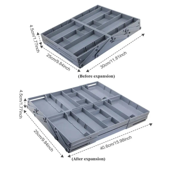 Viskana Multi Level Collapsible Organizer Drawer
