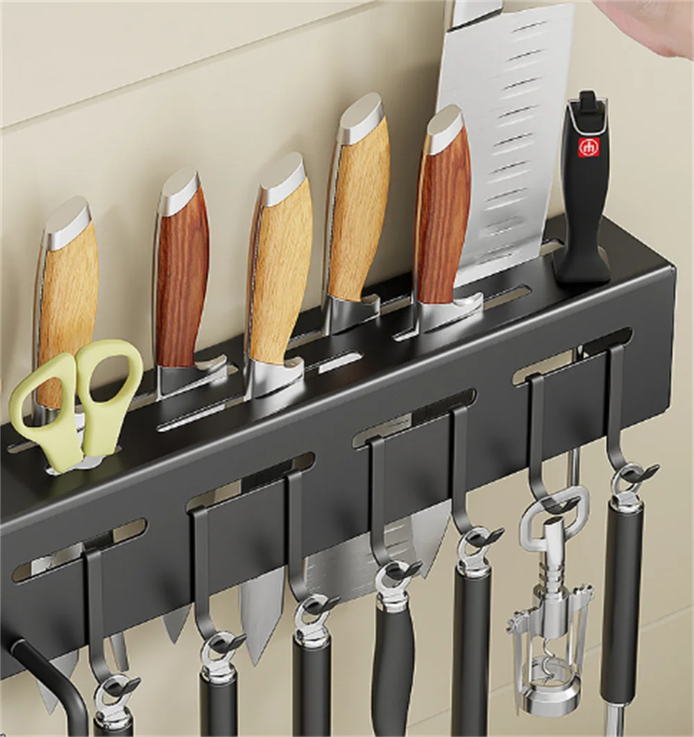 Viskana Modern Wall-Mounted Kitchen Organizer Tool Station