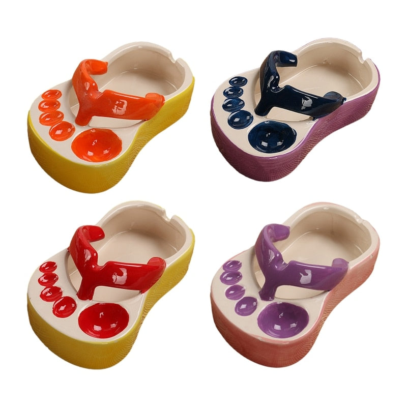 Viskana Ceramic Flip Flop Food Serving Bowl