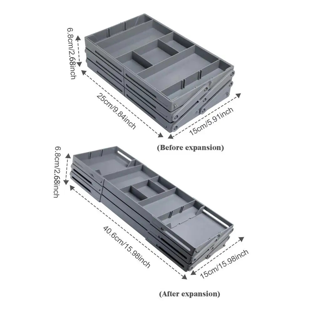 Viskana Multi Level Collapsible Organizer Drawer