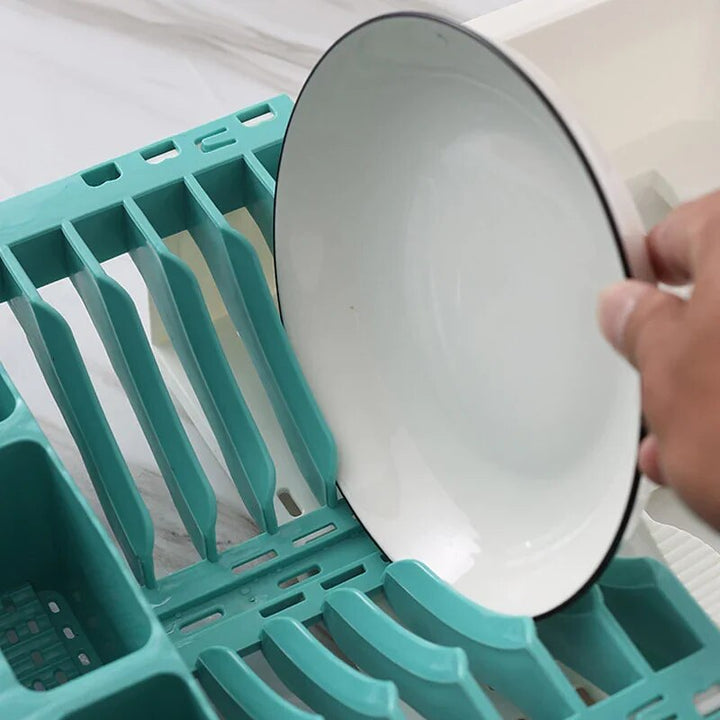 Viskana Efficient Kitchen Retractable Dish Drain Rack