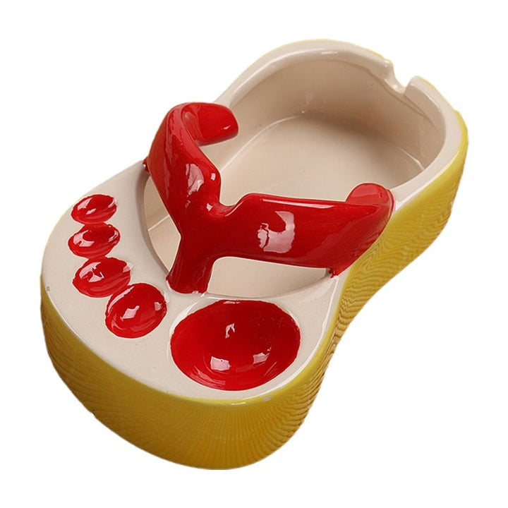 Viskana Ceramic Flip Flop Food Serving Bowl