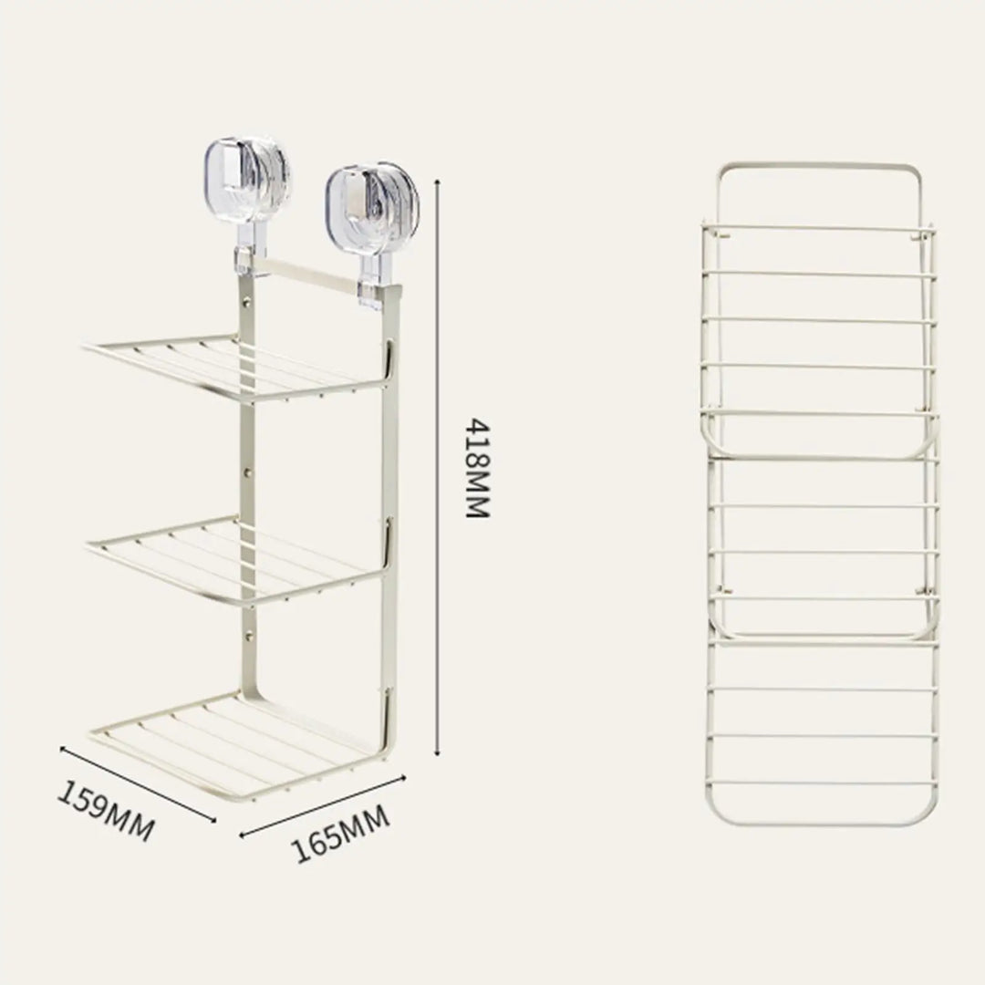 Viskana Food Preparation Wall-Mounted 3-Layer Organizer Rack