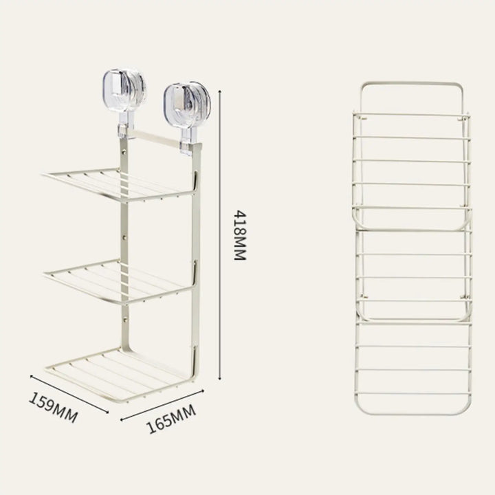 Viskana Food Preparation Wall-Mounted 3-Layer Organizer Rack