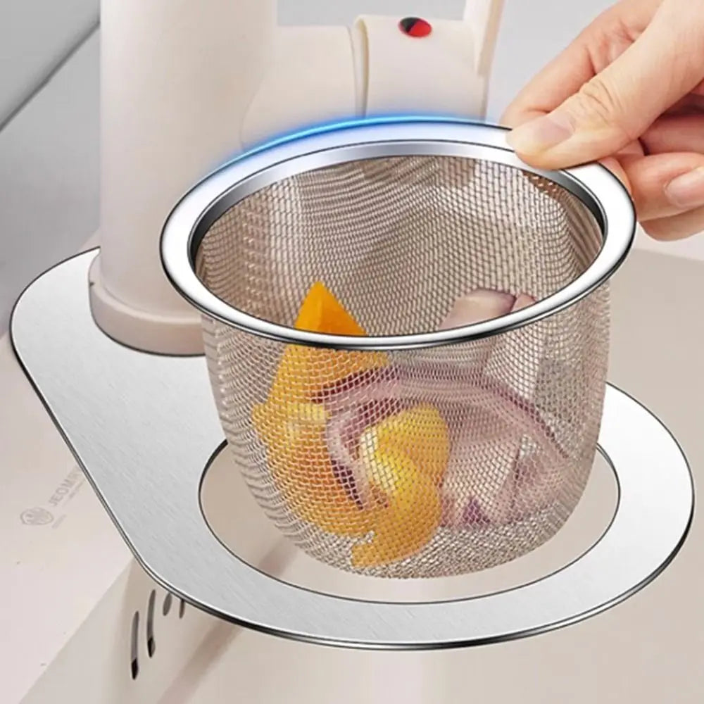 Viskana Stainless Steel Sink Organizer Drain Basket