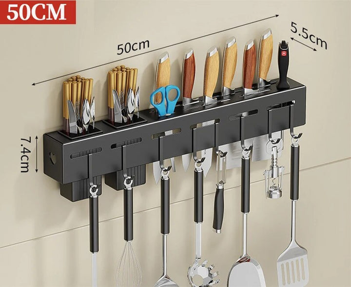 Viskana Modern Wall-Mounted Kitchen Organizer Tool Station