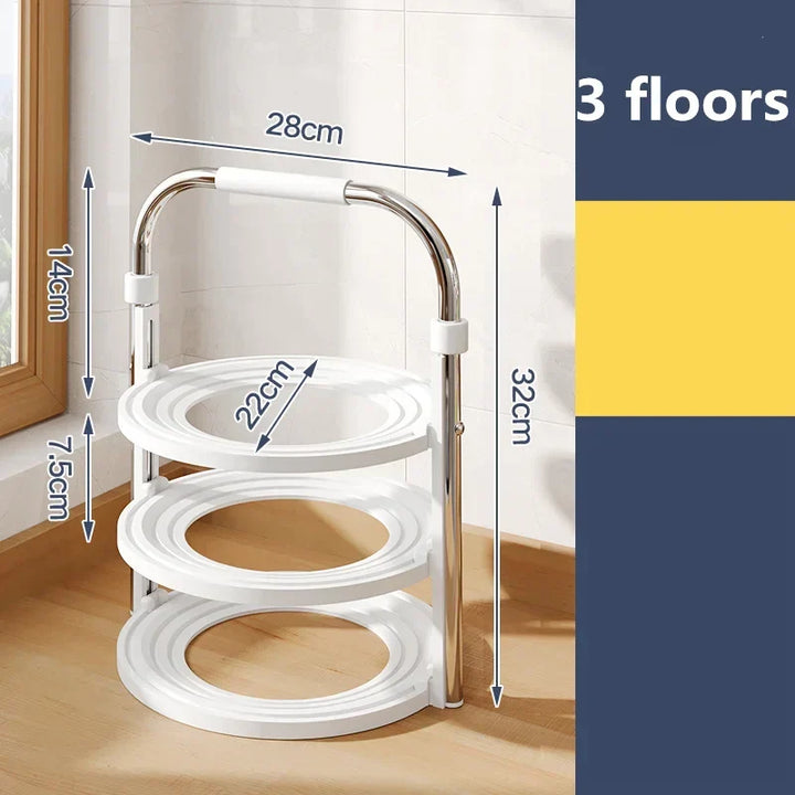 Viskana Stack Ease Compact Kitchen Organizer Rack