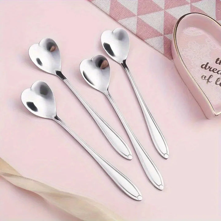 HeartSpoonSet – Romantic Spoon Set for Table Viskana