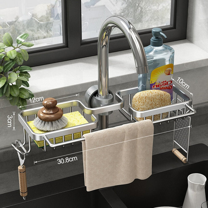 Viskana Kitchen Organizer Sink Drain Rack