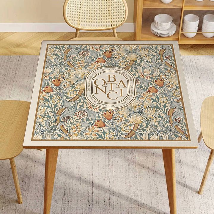 Viskana Retro Floral Washing Machine Cover Drainer Mat