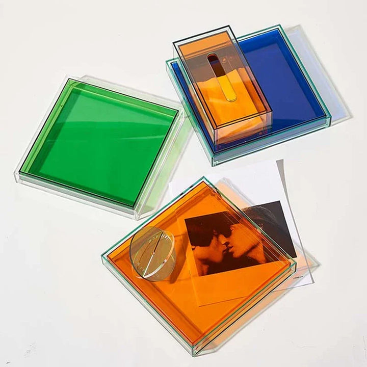 Viskana Color Pop Acrylic Serving Tray