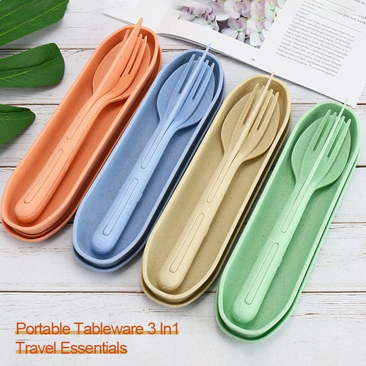 Portable All-in-one Travel Cutlery Set Viskana