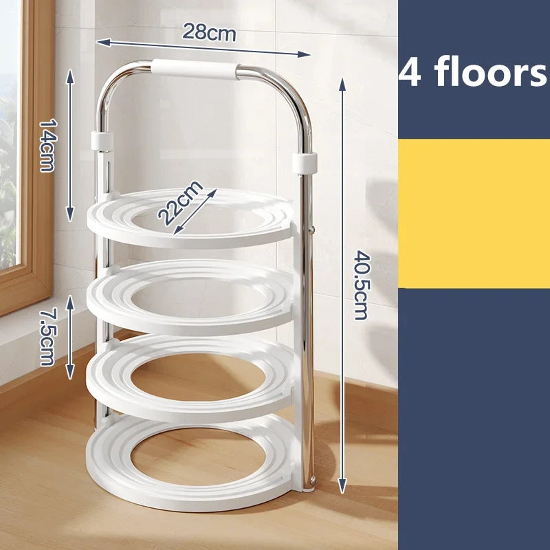 Viskana Stack Ease Compact Kitchen Organizer Rack