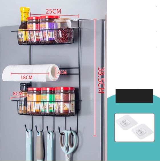 Viskana Super Storage Refrigerator Organizer Spice Rack