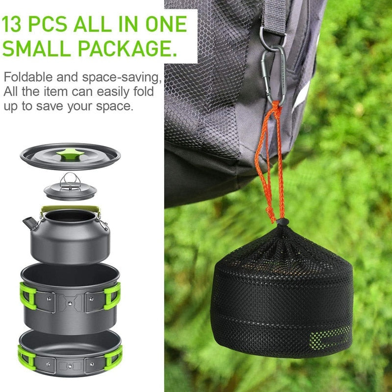 Camping Travel Cookware Kit Viskana